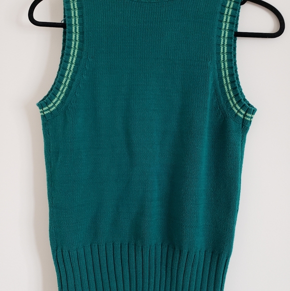 Green Sweater Vest - Picture 2 of 4